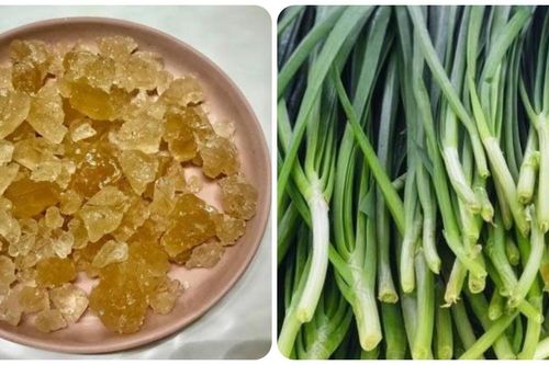 Lá hẹ hấp đường phèn có tác dụng gì?