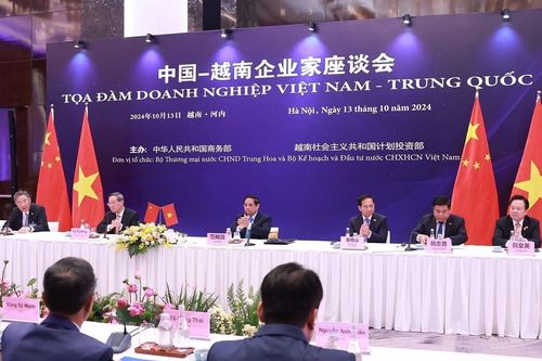 Thủ tướng Phạm Minh Chính, Thủ tướng Lý Cường dự Tọa đàm DN Việt Nam-Trung Quốc