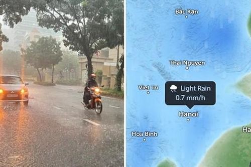 Nhiều nơi ở miền Bắc bắt đầu đón đợt mưa, khi nào Hà Nội có mưa dông?