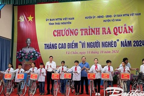 Thái Nguyên: Phát động Tháng cao điểm 'Vì người nghèo' năm 2024
