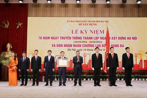 Ngành Xây dựng Thủ đô kỷ niệm 70 năm ngày thành lập