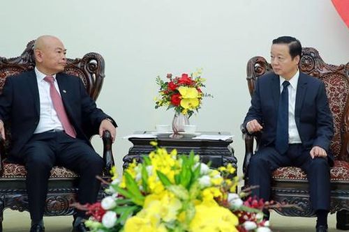 Phó Thủ tướng Trần Hồng Hà tiếp lãnh đạo Tập đoàn Đường sắt Trung Quốc