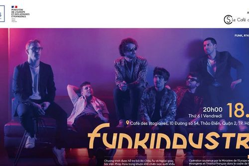 Nhóm nhạc Pháp Funkindustry biểu diễn tại TPHCM