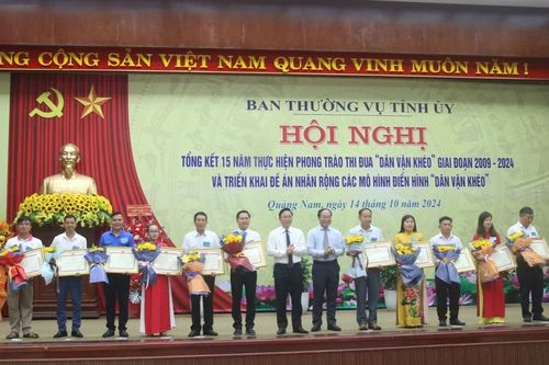 Quảng Nam xây dựng 6.540 mô hình 'Dân vận khéo'