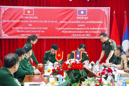 Sẵn sàng cho Chương trình Giao lưu hữu nghị Quốc phòng biên giới Việt Nam-Lào lần thứ 2