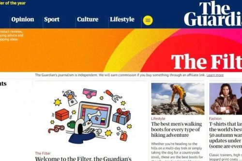 Báo Guardian ra mắt trang giới thiệu sản phẩm để tăng nguồn thu
