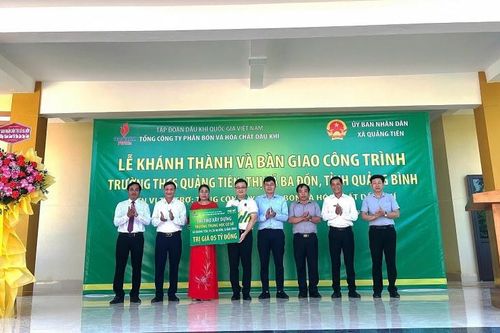 PVFCCo đồng hành cùng sự phát triển giáo dục
