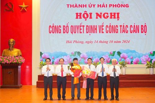 Bổ nhiệm Bí thư Quận ủy Dương Kinh, TP Hải Phòng