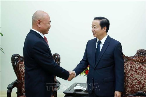 Phó Thủ tướng Trần Hồng Hà tiếp Chủ tịch Tập đoàn Đường sắt Trung Quốc