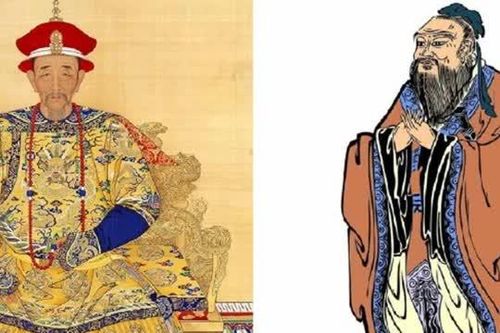 Viếng mộ Khổng Tử, Hoàng đế Khang Hi chỉ quỳ lạy khi một vị đại thần che đi một chữ trên bia mộ