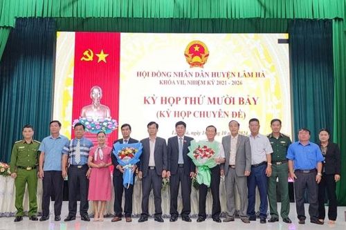 Đồng chí Nguyễn Văn Dậu được bầu giữ chức Chủ tịch UBND huyện Lâm Hà
