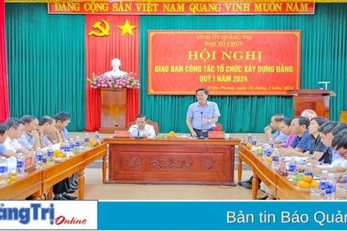 Ngành tổ chức xây dựng Đảng tỉnh Quảng Trị tiếp tục nâng cao hiệu quả công tác, hoàn thành xuất sắc nhiệm vụ
