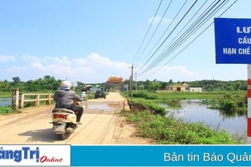 Toàn tỉnh có 104 cây cầu yếu