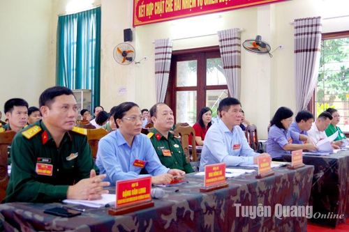 Hàm Yên luyện tập tổng hợp ứng phó cháy rừng năm 2024