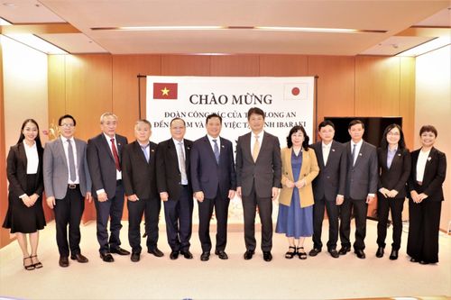 Tăng cường hợp tác phát triển lao động giữa Long An và tỉnh Ibaraki, Nhật Bản