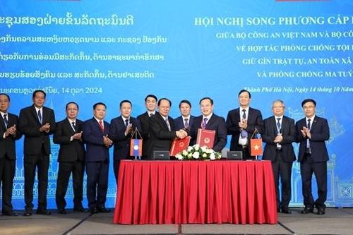Bộ Công an Việt Nam – Bộ Công an Lào phối hợp đấu tranh nhiều chuyên án chung về ma túy