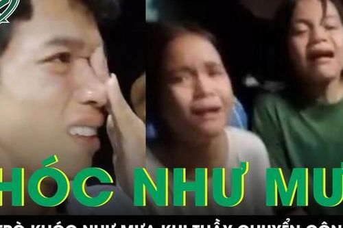 Cảm động: Thầy giáo chuyển trường về xuôi, học trò khóc như mưa nói lời tạm biệt