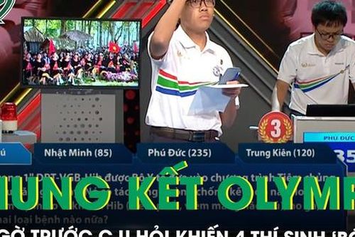Bất ngờ câu hỏi khiến cả 4 thí sinh 'bó tay' tại Chung kết Olympia 2024