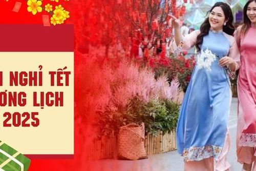 Lịch nghỉ Tết Dương lịch 2025 và quyền lợi người lao động được hưởng