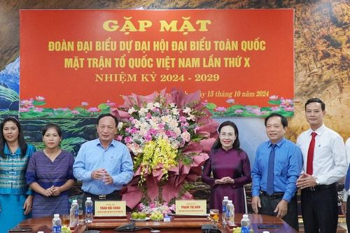 Quảng Bình: Gặp mặt đoàn đại biểu dự Đại hội Mặt trận toàn quốc lần thứ X