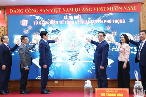 Ra mắt Tủ sách điện tử Tổng Bí thư Nguyễn Phú Trọng
