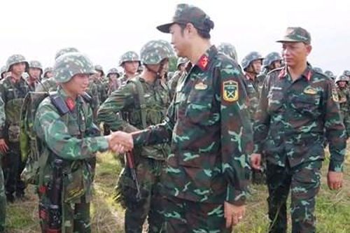 Sư đoàn 5 (Quân khu 7) diễn tập chiến thuật cấp đại đội bắn đạn thật