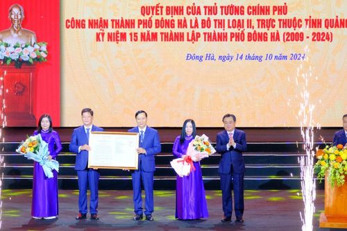 Thành phố Đông Hà được công nhận là đô thị loại II
