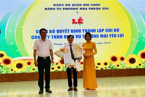 Thành lập thêm chi bộ doanh nghiệp tư nhân thuộc quận Hải Châu