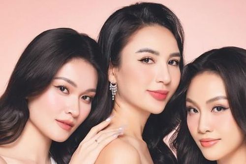 Ba 'nàng Hậu' Việt từng là Hoa khôi trường ĐH Ngoại thương hội ngộ khoe sắc vóc kiều diễm