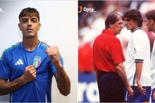 Paolo Maldini khóc khi con trai Daniel ra mắt tuyển Italy