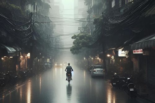 Cảnh báo mưa lớn, giông lốc chiều nay tại Hà Nội