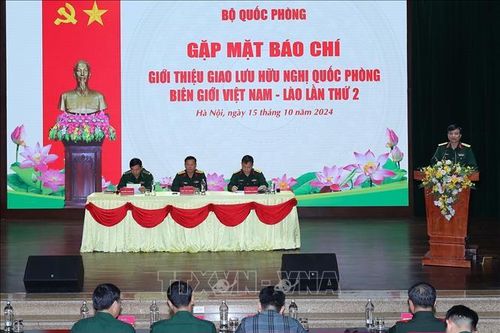 Giao lưu hữu nghị Quốc phòng biên giới Việt Nam - Lào sẽ diễn ra từ 22-23/10