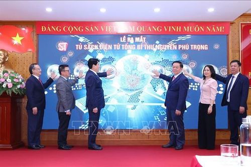 Ra mắt Tủ sách điện tử Tổng Bí thư Nguyễn Phú Trọng