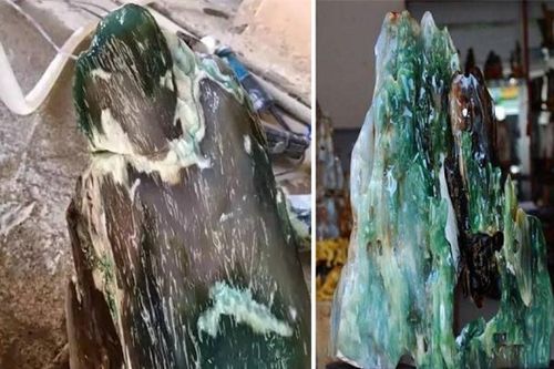Thanh niên nhặt khúc gỗ mục định đem về nhóm lửa, không ngờ là gỗ quý 200 triệu năm giá hàng trăm tỷ