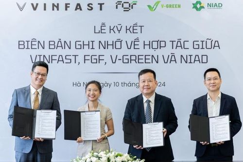 Ngân Lực thuê 200 ô tô VinFast và cùng mở rộng trạm sạc