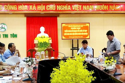 HĐND huyện Tri Tôn chuẩn bị kỳ họp cuối năm 2024