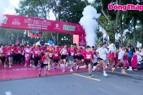 Ấn tượng của 'Runner' tại Giải Marathon Đất Sen hồng