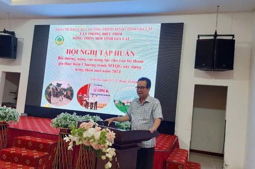 Gia Lai: Tập huấn nâng cao năng lực cán bộ tham gia xây dựng nông thôn mới