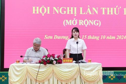 Sơn Dương thực hiện quyết liệt các giải pháp hoàn thành chỉ tiêu, kế hoạch năm 2024
