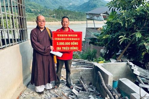 Phật giáo Q.Tân Bình hỗ trợ hơn 500 triệu đồng đến đồng bào bị ảnh hưởng bão lũ tại tỉnh Lào Cai