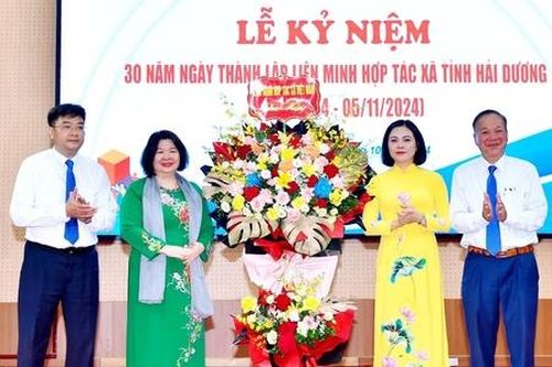 Liên minh HTX tỉnh Hải Dương: 30 năm làm trụ đỡ vững chắc cho các HTX phát triển