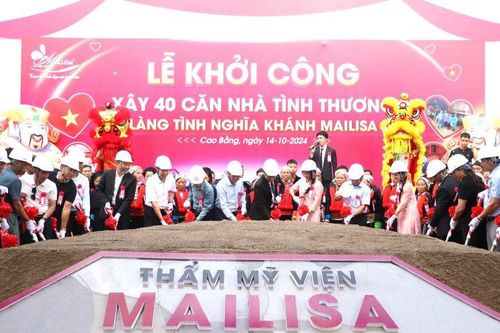Cao Bằng: Khởi công Dự án xây dựng 40 nhà tình thương