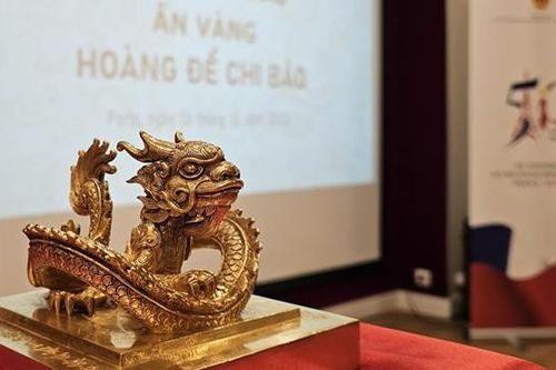 Đề nghị công nhận ấn vàng 'Hoàng đế chi bảo' là bảo vật quốc gia