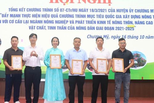 Huyện Chương Mỹ, xây dựng nông thôn mới gắn với phát triển đô thị
