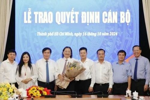 Tiếp nhận, bổ nhiệm Vụ trưởng giữ chức vụ Phó Giám đốc Sở