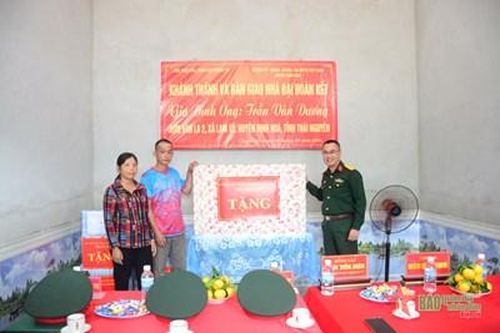 Cục Hậu cần, Tổng cục Chính trị khánh thành nhà 'Đại đoàn kết'