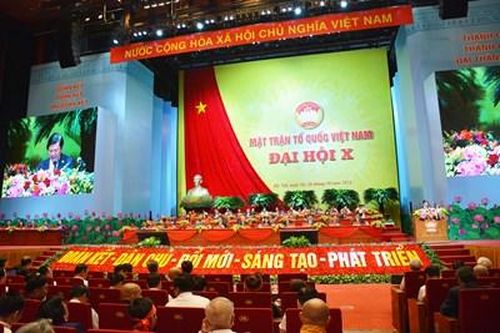 Phiên họp thứ nhất của Đại hội đại biểu toàn quốc Mặt trận Tổ quốc Việt Nam