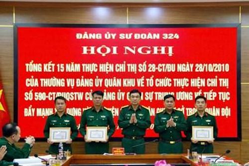 Đảng ủy Sư đoàn 324 đẩy mạnh xây dựng và thực hiện quy chế dân chủ cơ sở trong Quân đội