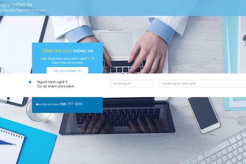 TPHCM: Người dân có thể tra cứu thông tin người hành nghề y dược tại nhà