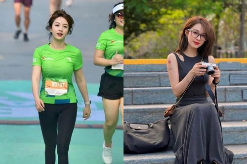 Tham gia giải chạy, cô gái bỗng 'nổi như cồn' với visual đỉnh cao